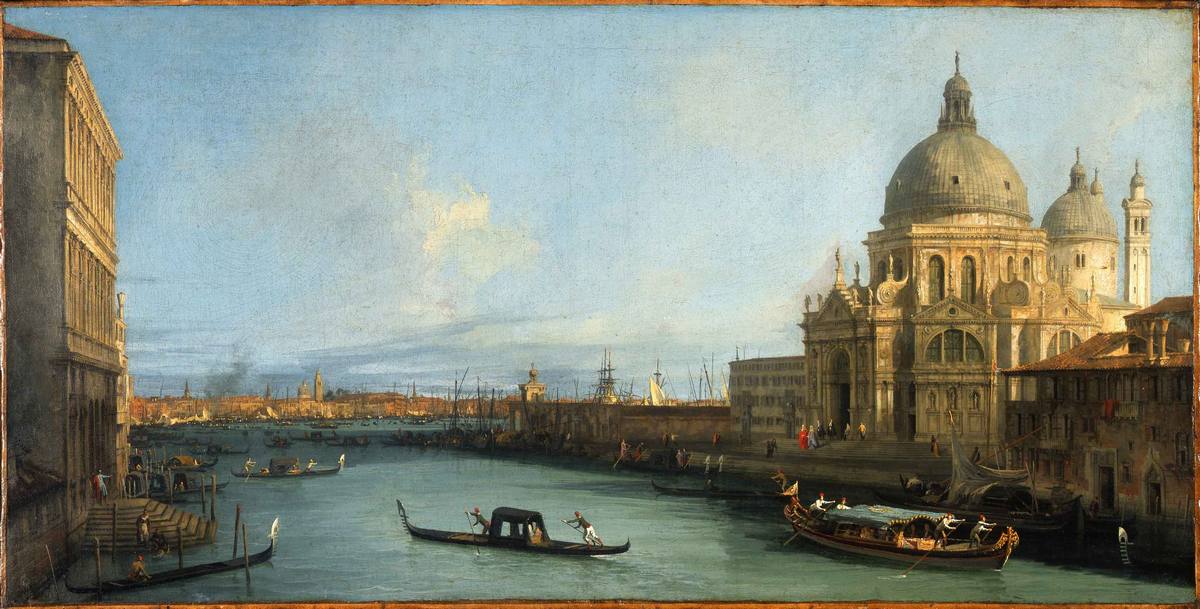 Canaletto:  [before 1730] - Santa Maria della Salute - Oil on canvas - Staatliche Museen zu Berlin