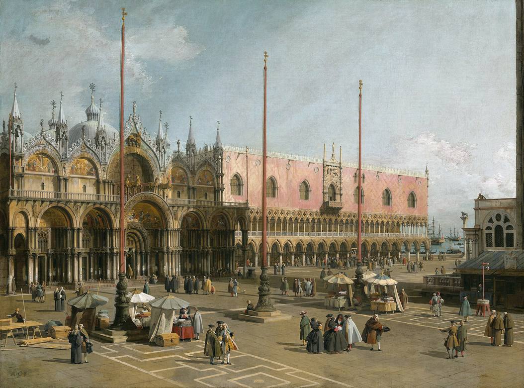 Canaletto: The Square of Saint Mark's, Venice - Oil on canvas (1742-44) - National Gallery of Art, Washington, DC
