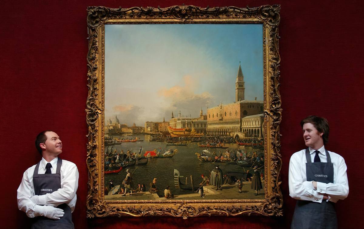  [2005] - Christies auction - Venice Bacino di San Marco on Ascension Day - $20 million