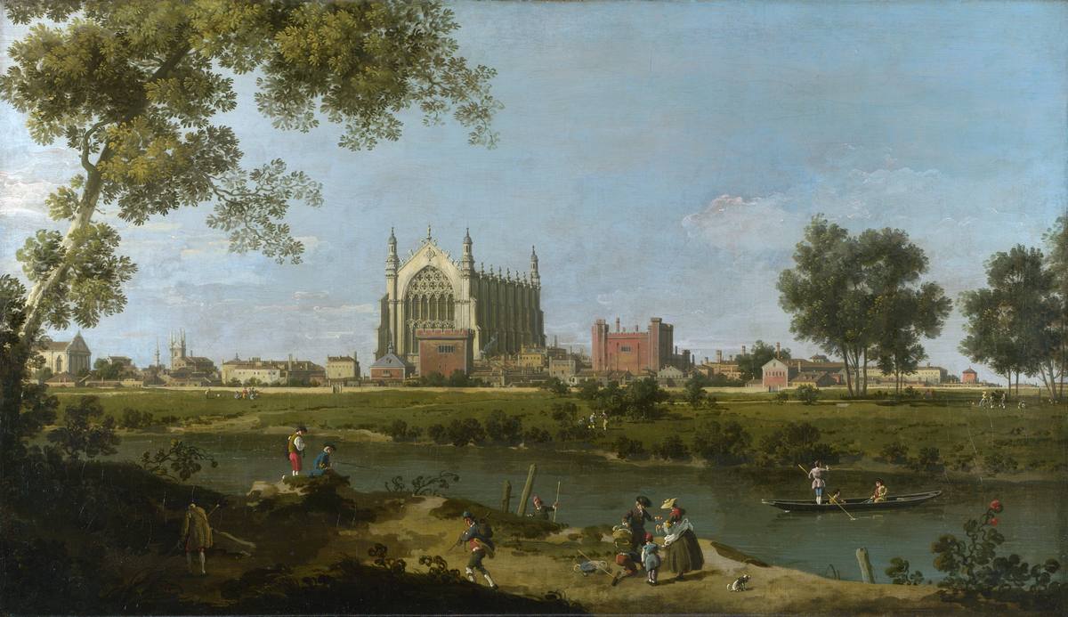 Canaletto:  [1746] - Eton College - Oil on canvas - National Gallery