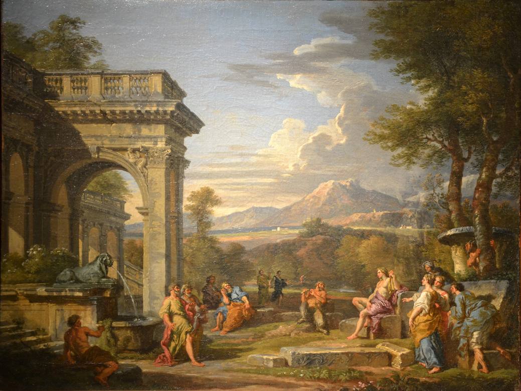 Giovanni Paolo Panini: Apollo e Marsia - Oil on canvas - Museo Diocesano, Milano