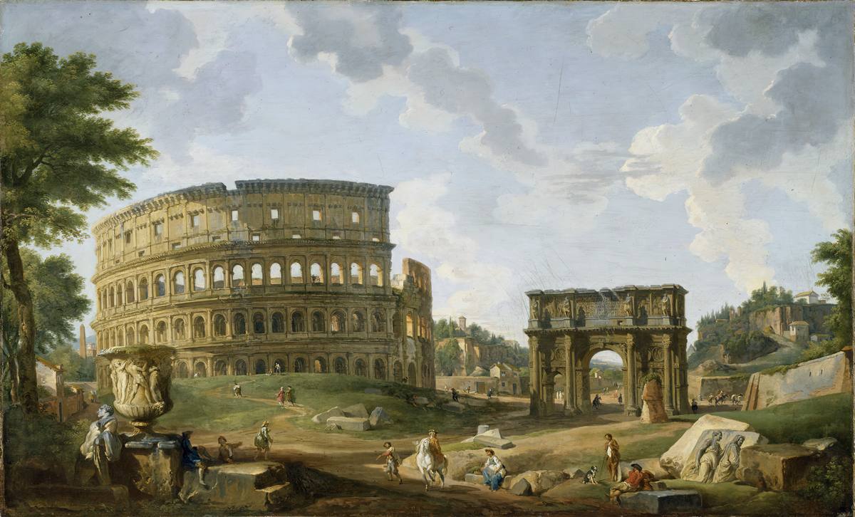 Giovanni Paolo Panini:  [1747] - View of the Colosseum - Oil on canvas - The Walters Art Museum, Baltimore, MD