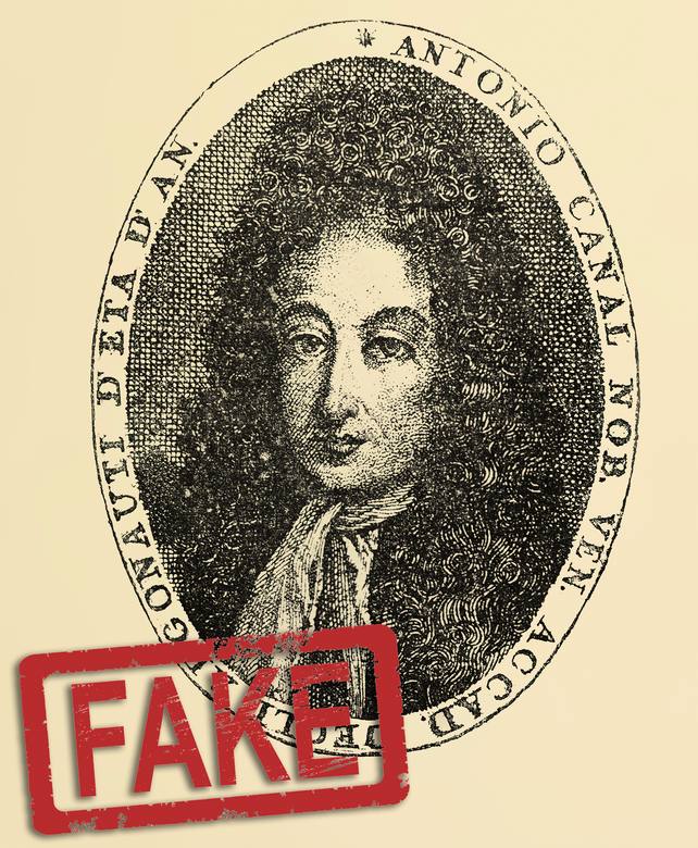 Antonio Canal fake portrait