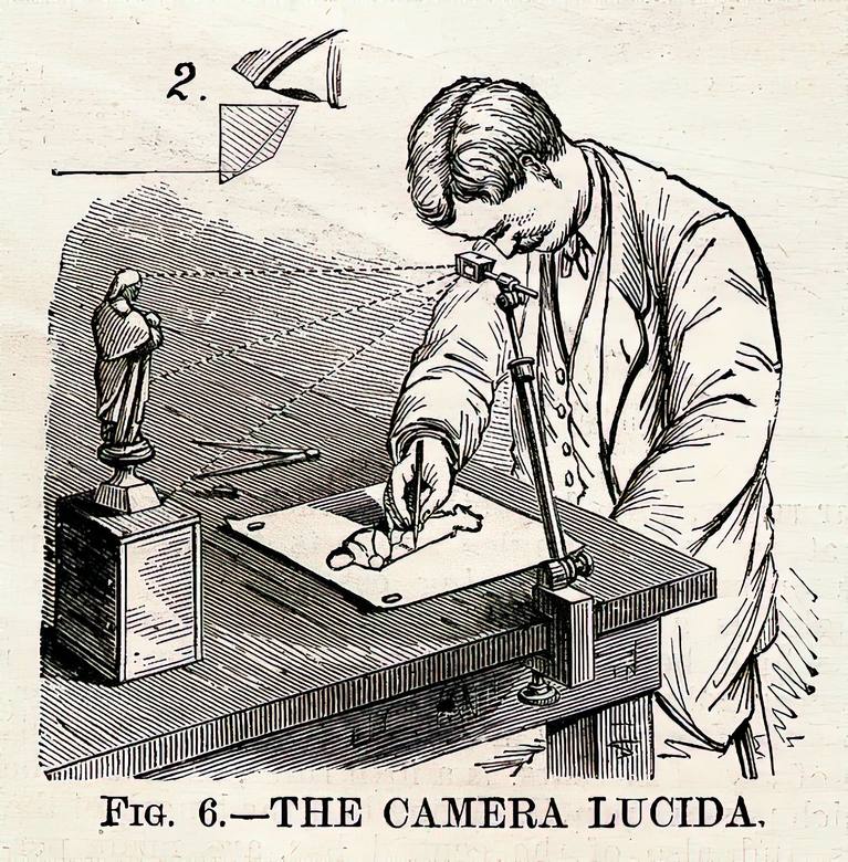 Use of Camera Lucida - Engraving